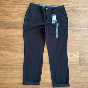 Tommy Hilfiger Hampton Chino Pants Women’s Size 10 Black NWT